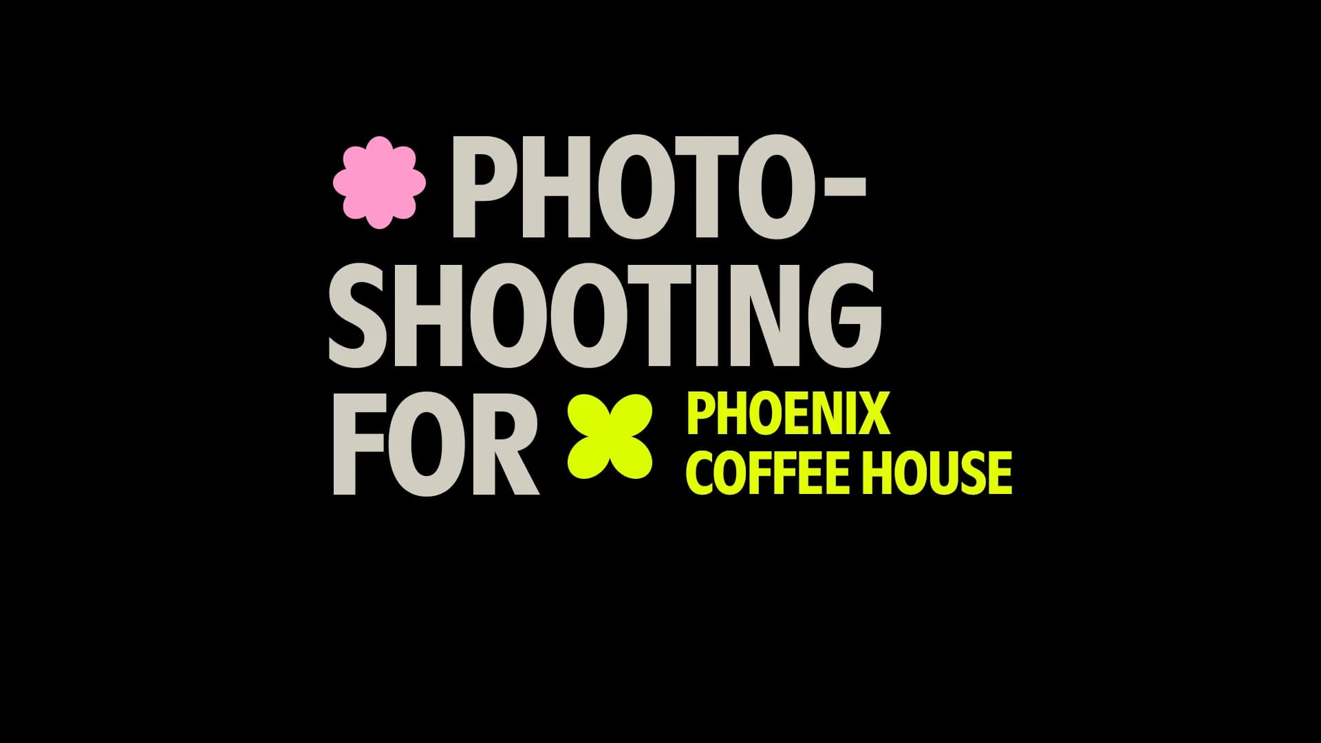 Phoenix Coffee House-un interyerini və məhsullarını əks etdirən peşəkar foto çəkiliş